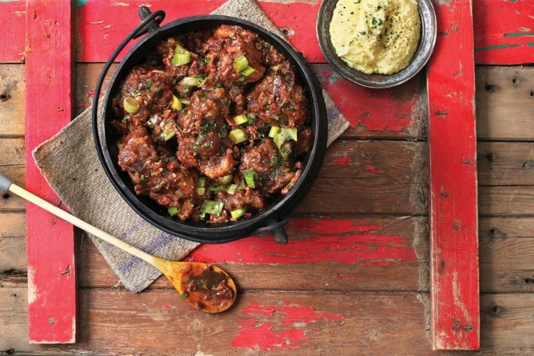 Oxtail & Bacon Potjie