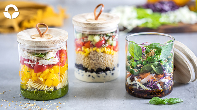 3 ways with Salad in a Jar