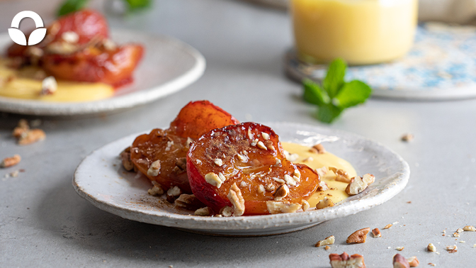 Easy Air Fryer Peaches