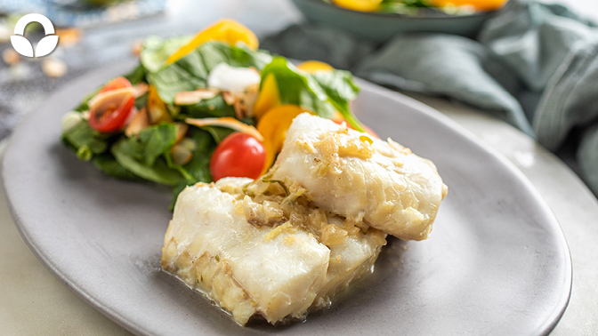 Coconut Poached Hake