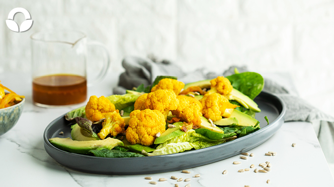 pickled cauliflower with avo salad recipe