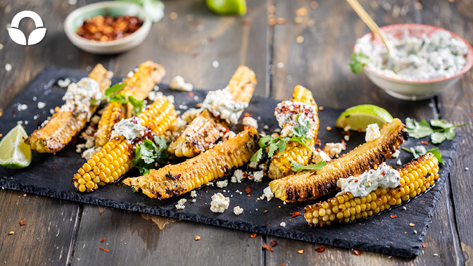 harissa corn ribs