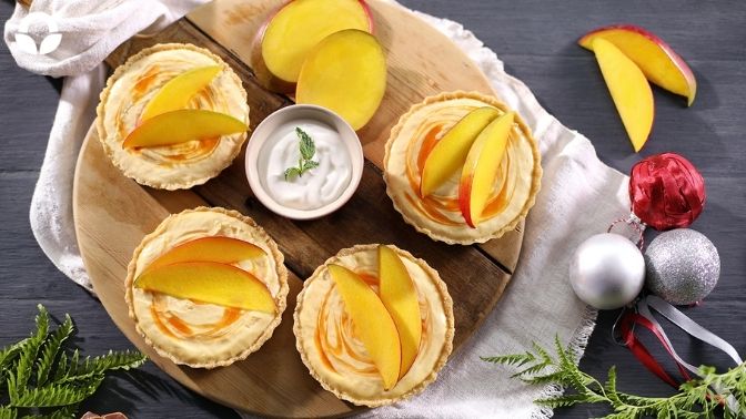 Tropical Mango Tartlets