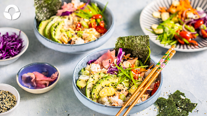 Salmon Rice Bowl