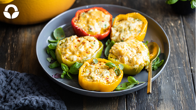 orzo stuffed peppers