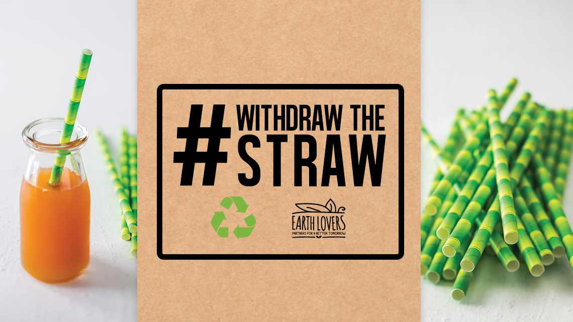 Withdraw the straw