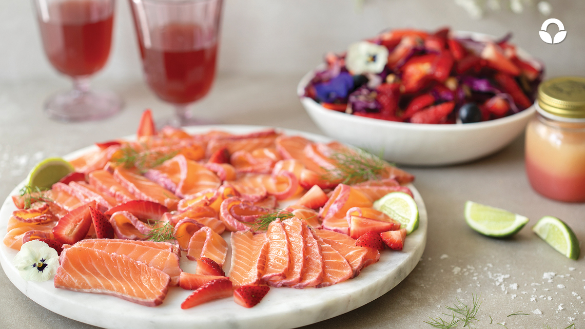 Rose Cured Salmon