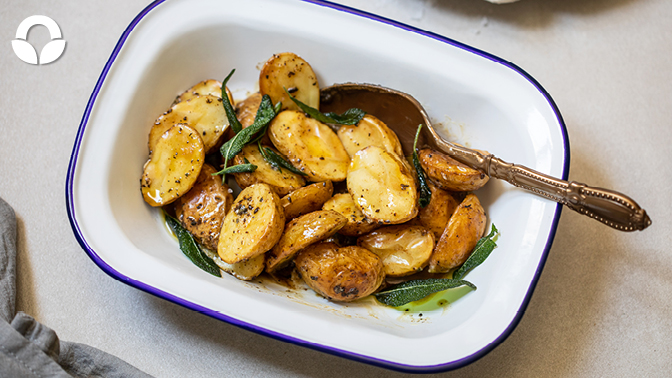 Sage & Butter Roast Baby Potatoes