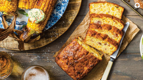 Cheese & bacon Quick Bread