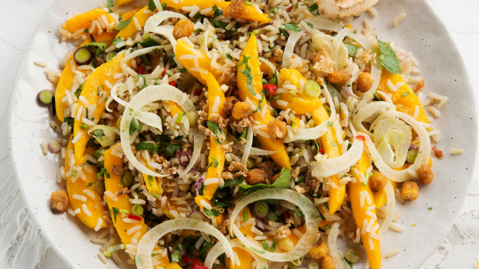 Mango Rice Salad