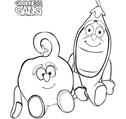 FREE Downloadable Goodness Gang Colouring In Sheets