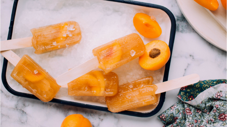 Apricot Ice Pops